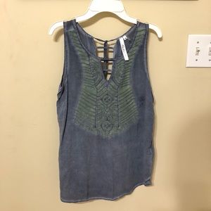 jean tank top